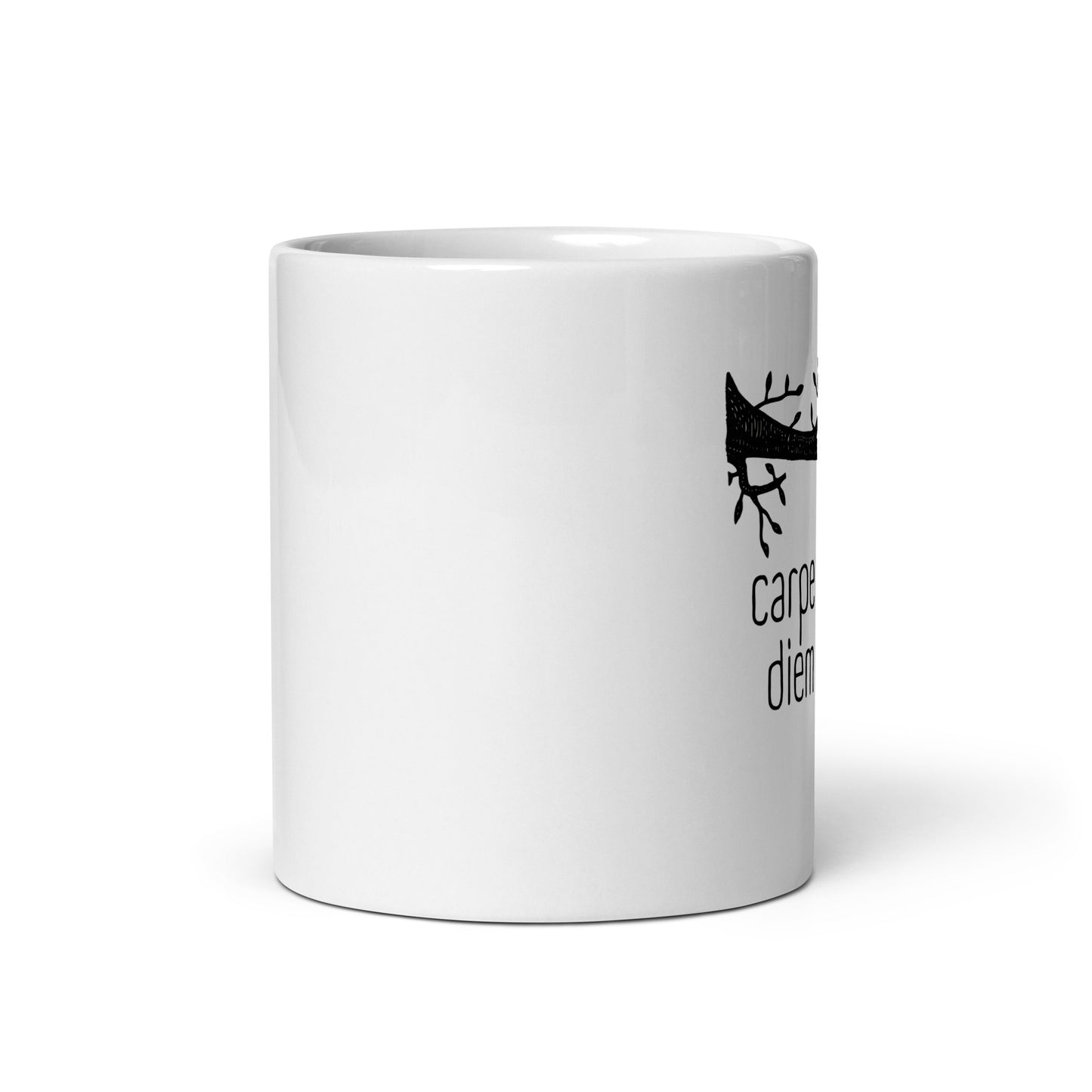 Carpe Diem - White glossy mug - funny Sloth