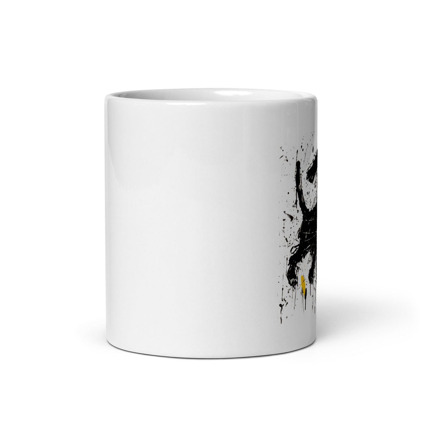 Feeling Good - White glossy mug - happy dog - Stylish Tea coffee Mug