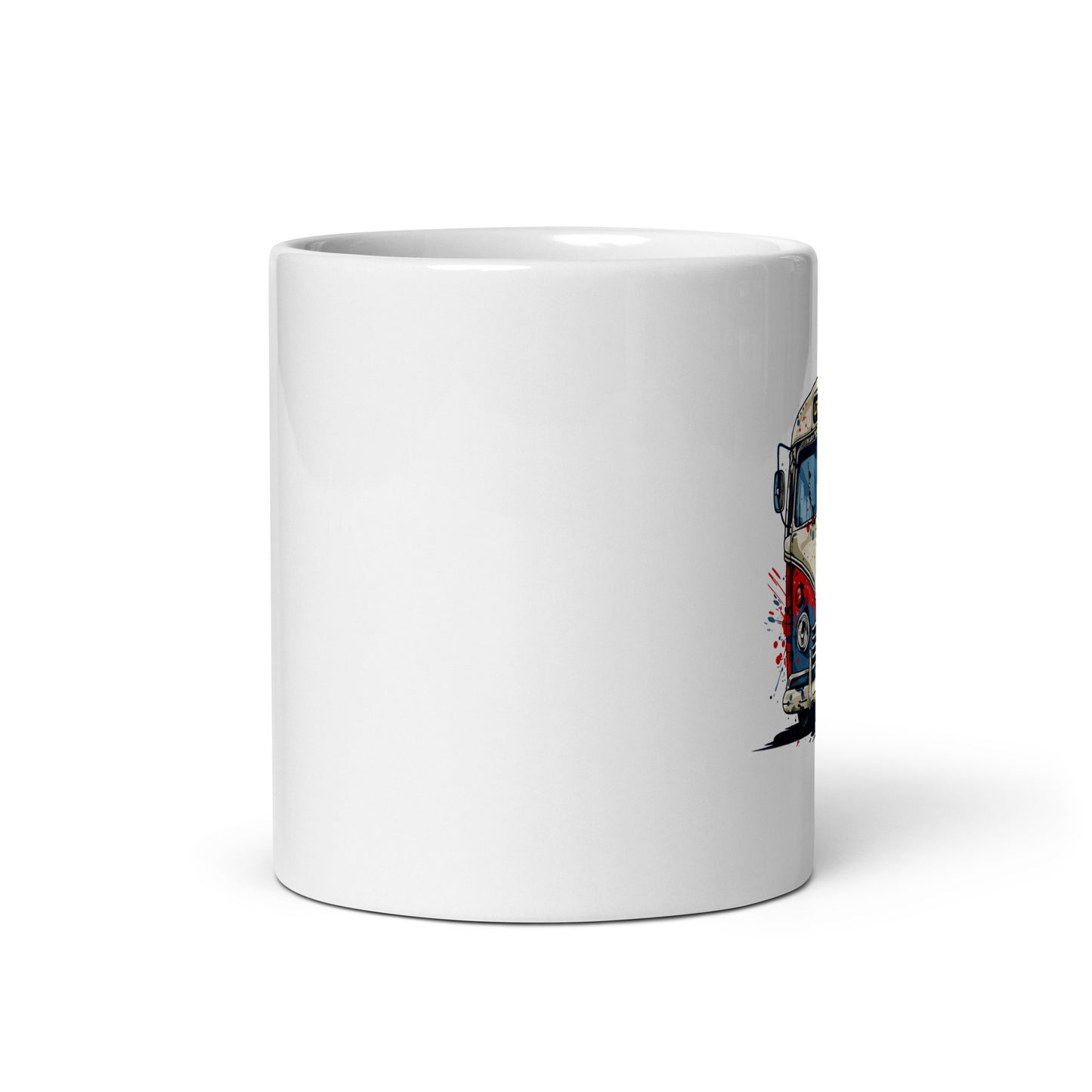 Let's Get Lost -  Adventure Bus - White glossy mug