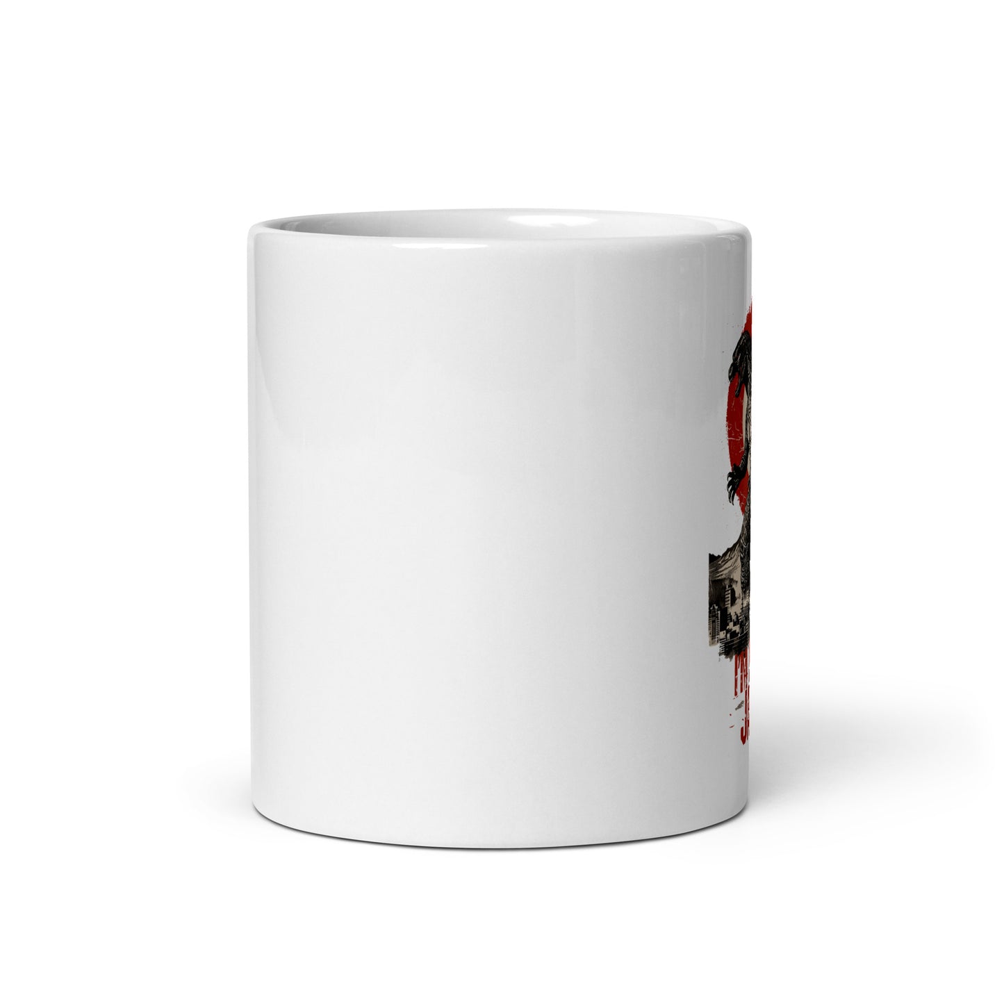 I'm Big in Japan - vintage illustration - White glossy mug