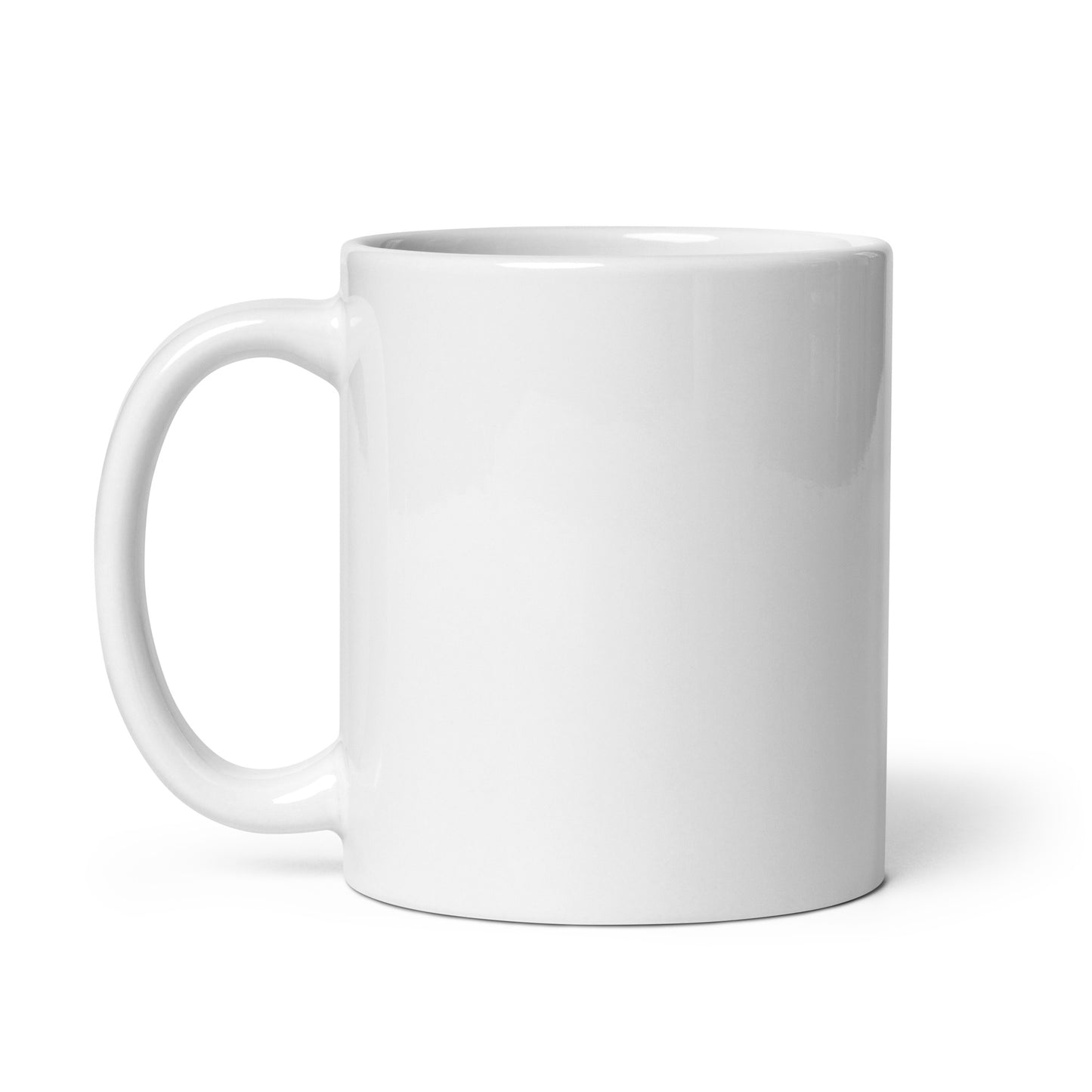 Snobbish Pug - White glossy mug