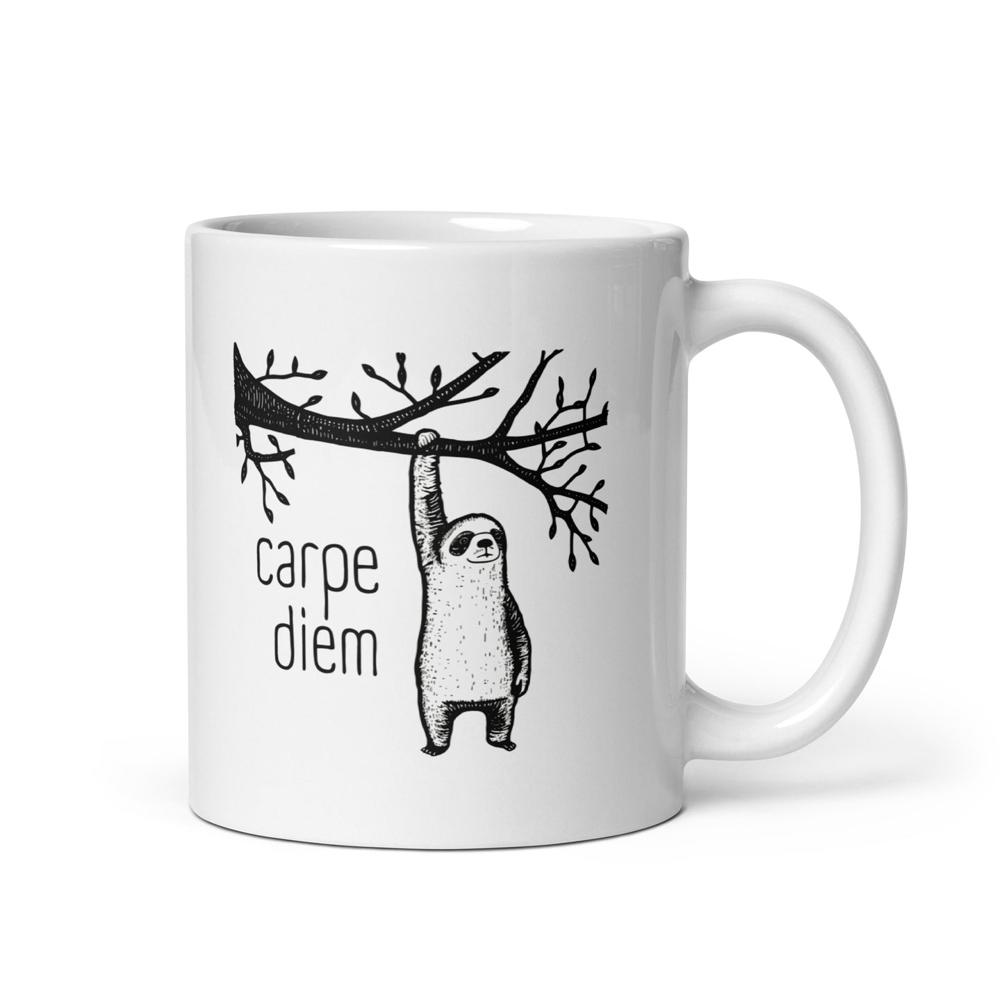 Irony Sloth mug,Gift Idea,minimalist, mug, Gift for Him or Her, coffee ,tea