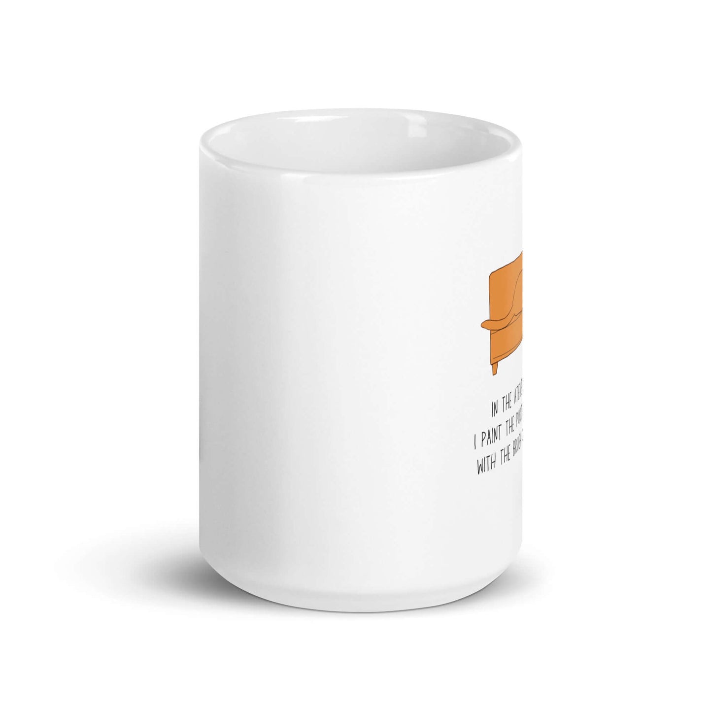 Cat Wisdom - White glossy mug