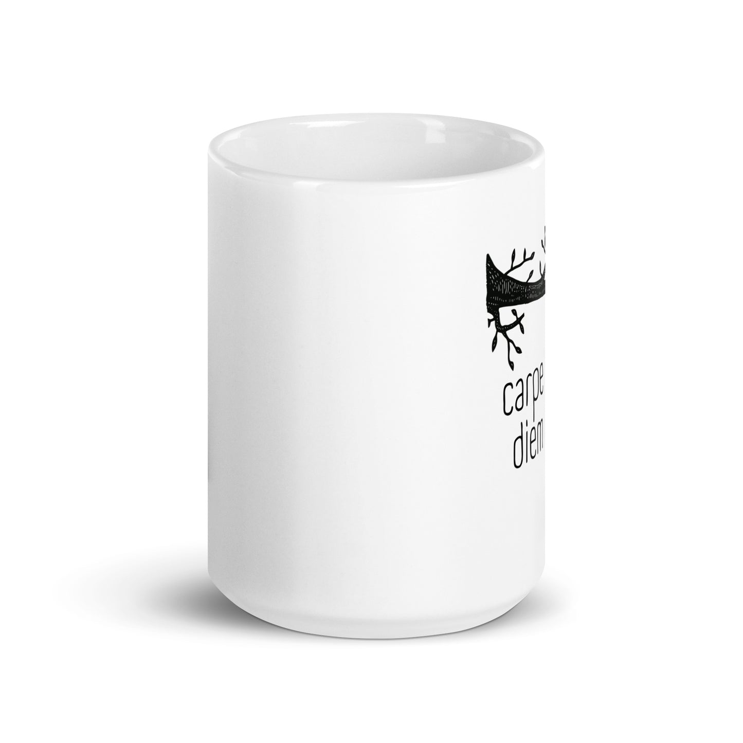 Carpe Diem - White glossy mug - funny Sloth