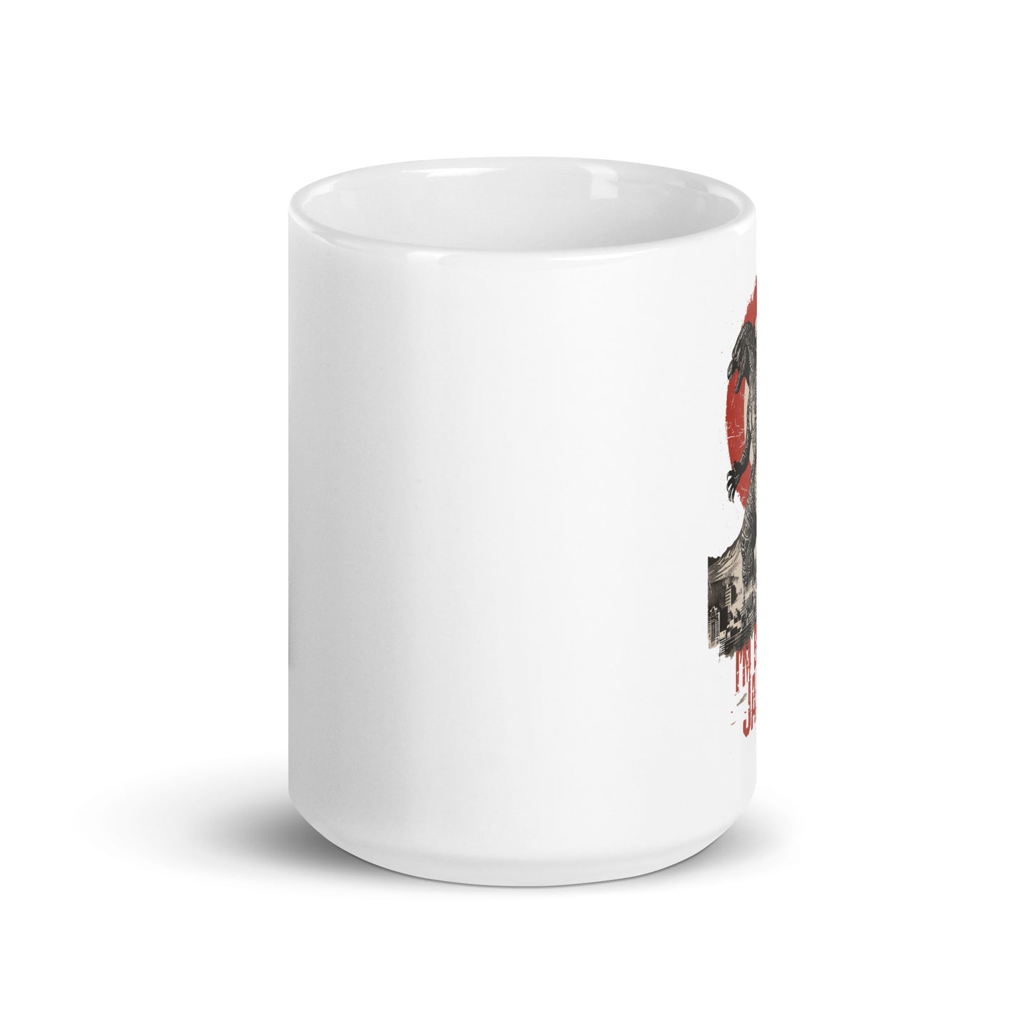 I'm Big in Japan - vintage illustration - White glossy mug