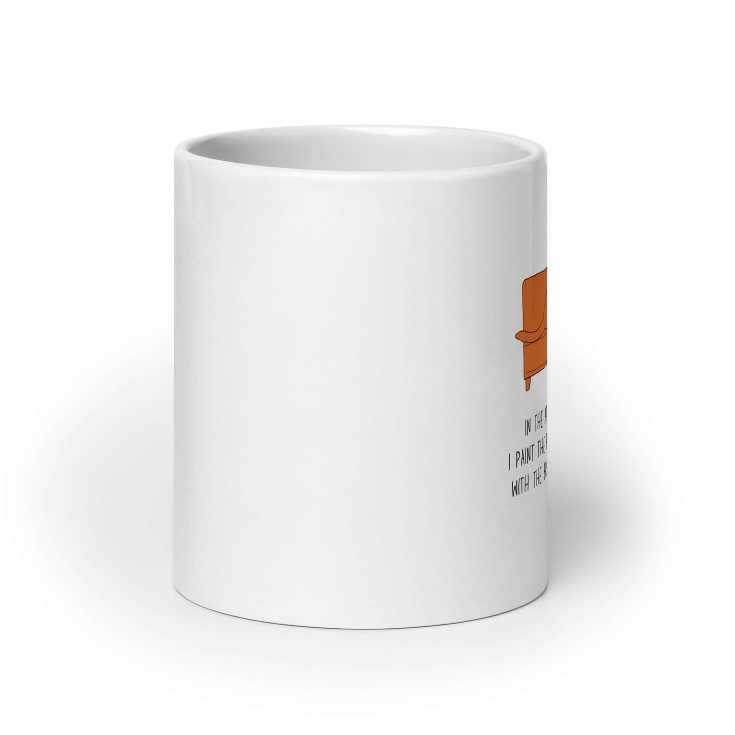 Cat Wisdom - White glossy mug