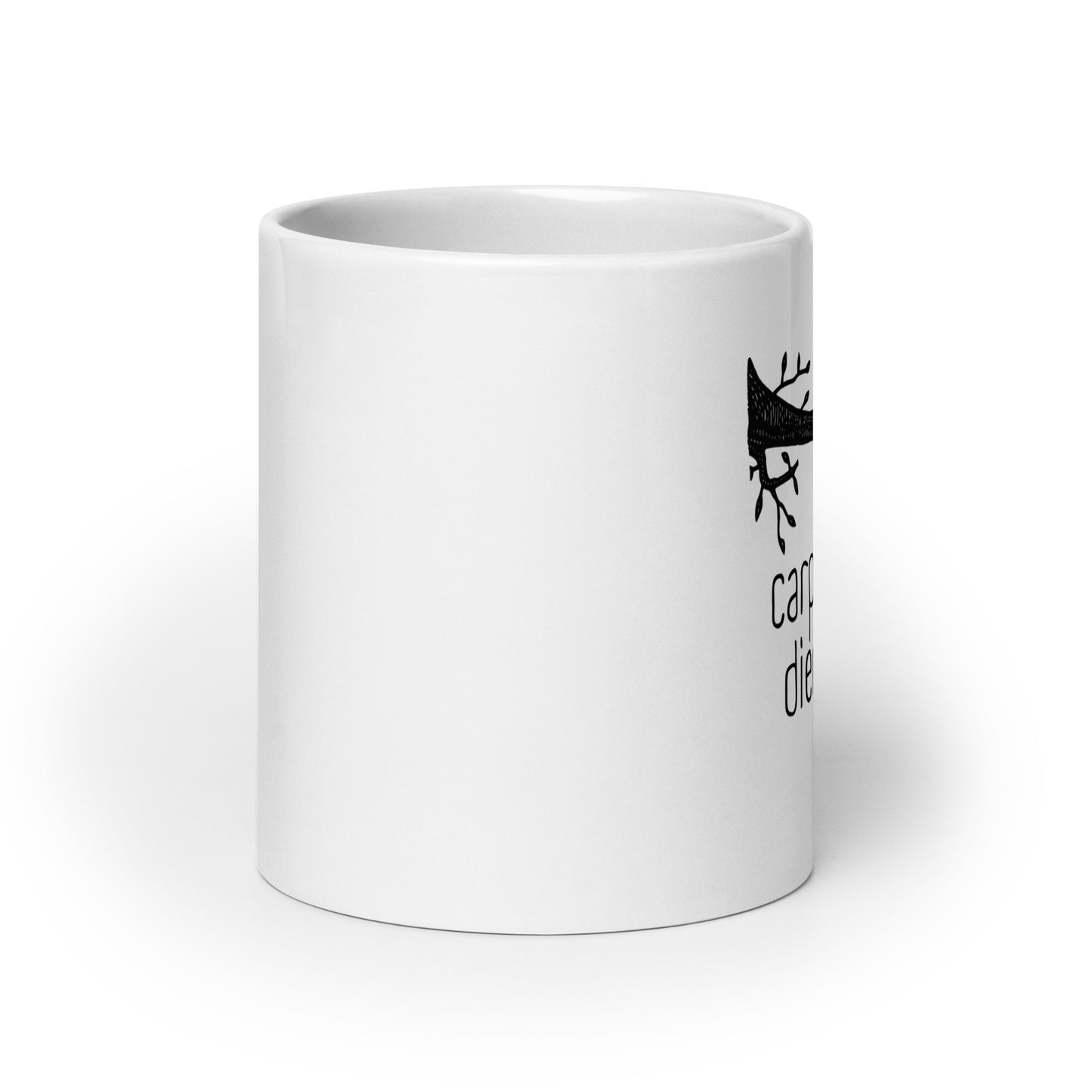 Carpe Diem - White glossy mug - funny Sloth