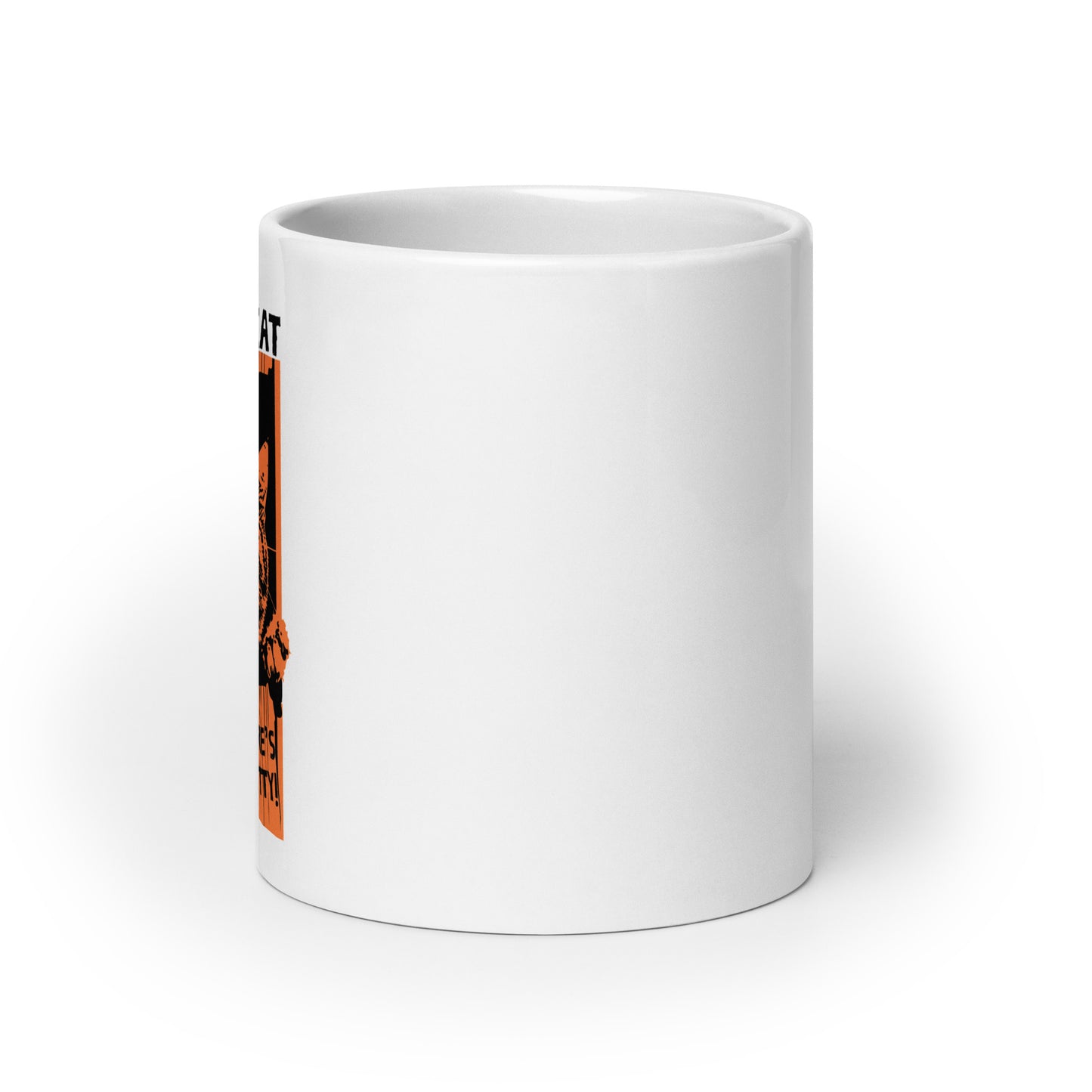 Here’s Kitty - White glossy mug