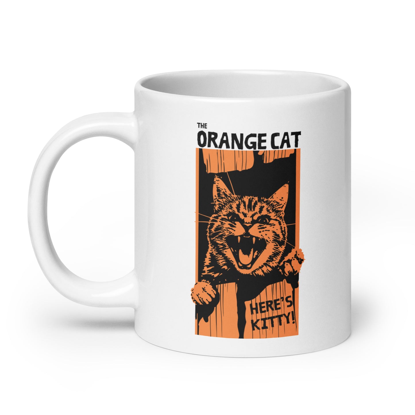 Here’s Kitty - White glossy mug