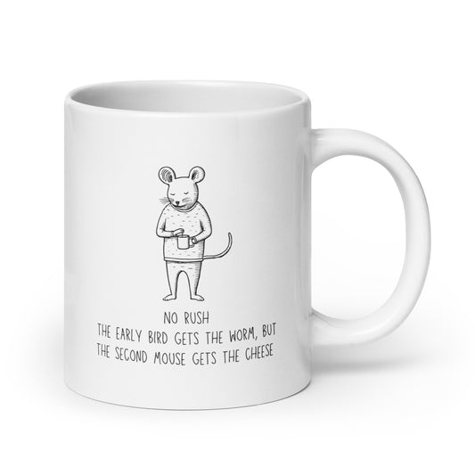 relaxed Mouse  Chill Tee, Coffee Lover , Hilarious Quote, Funny Illustration, funny mug