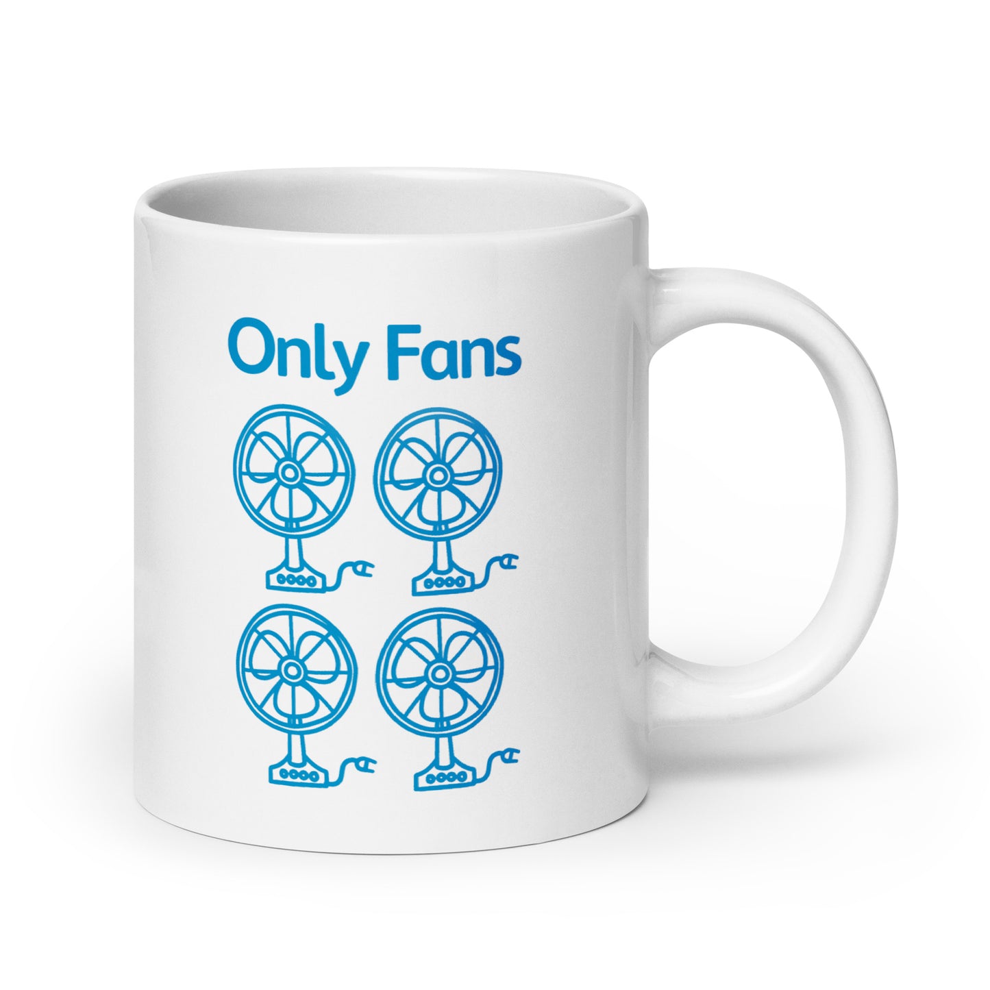 Only Fans Mug | Funny Parody Design | Ceramic Coffee Mug | Perfect Gift for Mom | 